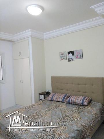 Étage de villa en s+2 meublé à Béni khiar