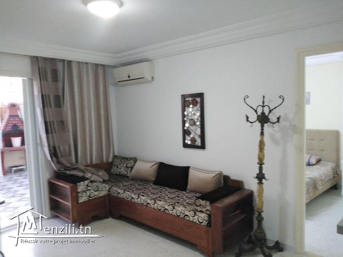 Étage de villa en s+2 meublé à Béni khiar