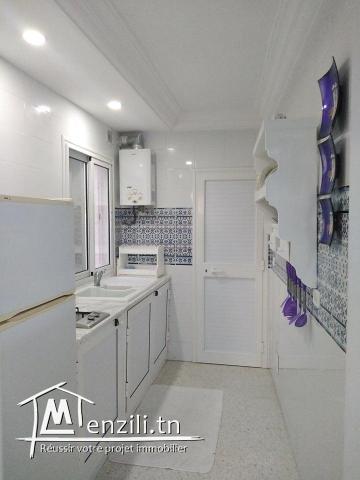 Étage de villa en s+2 meublé à Béni khiar