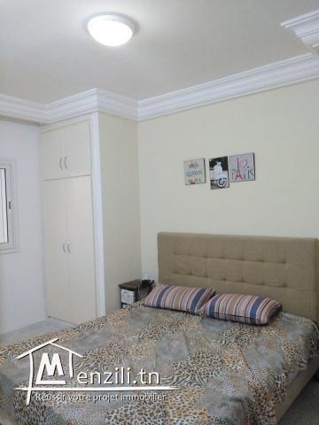 Étage de villa en s+2 meublé à Béni khiar