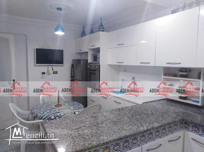 Etage de villa bien meublé