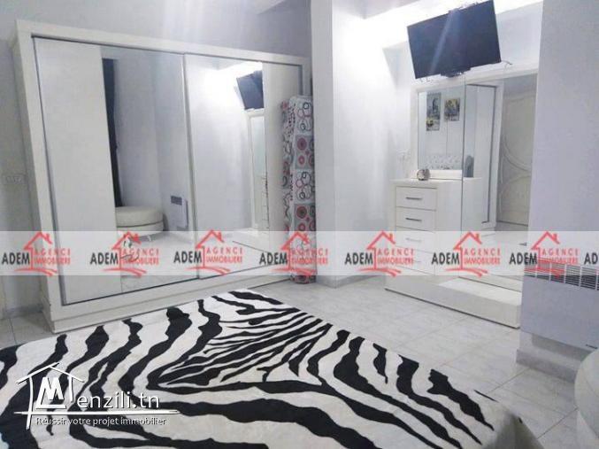 Etage de villa bien meublé