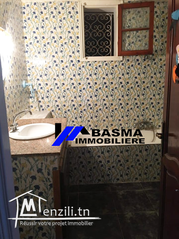 Rez de chaussée S+2 meublé à Sahloul