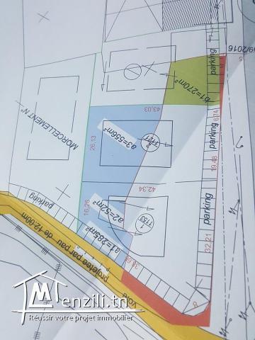 terrain Double façade 5000 m² sur la route principale Hammam Sousse GP1