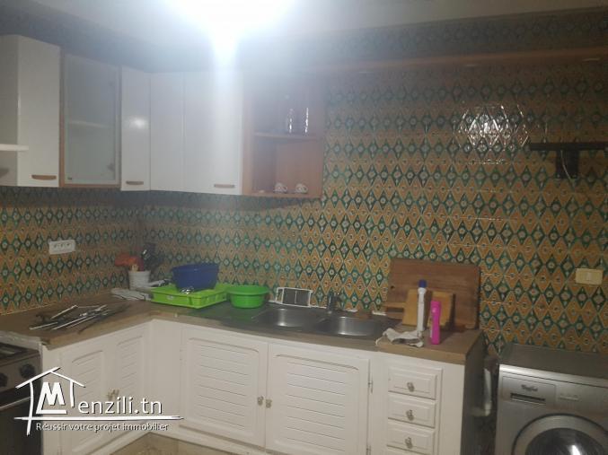 Rez de chaussé meublé avec plein vue sur mer à Carthage