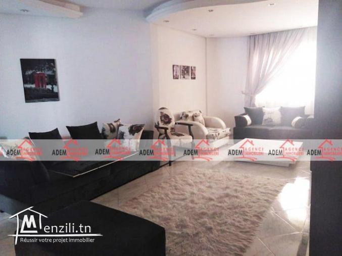 Étage de villa bien meublé S3