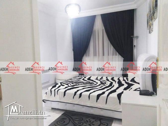 Étage de villa bien meublé S3