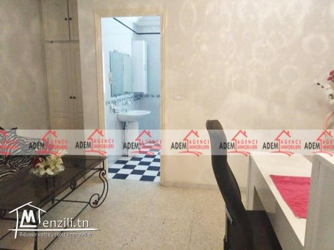 Étage de villa bien meublé S3