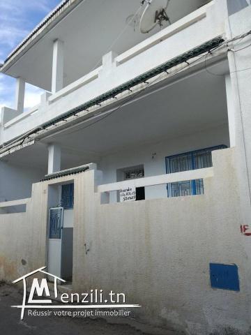 ‎منزل ذو طابقين في قليبية في بلاصة مزيانة‎