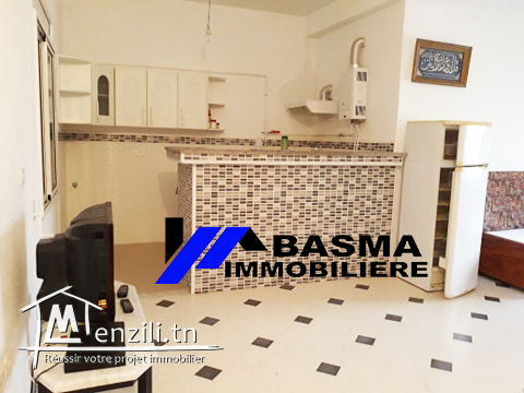 Studio S+1 meublé à Chott meriem