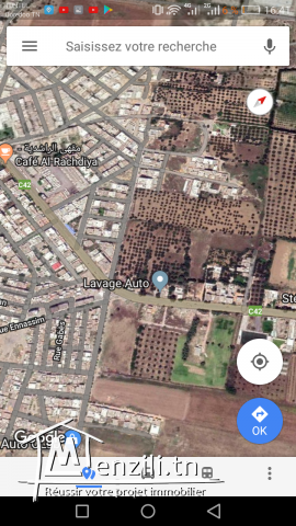 Terrain au centre ville grombalia futur lotissement