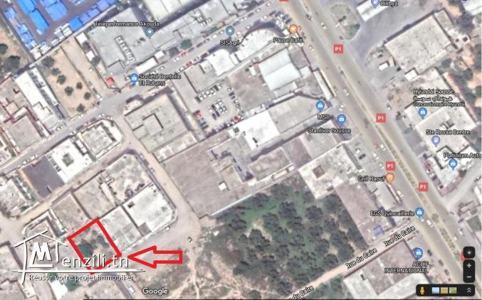 Terrain à Oued Laarouk 453 m² pas loin de GP1