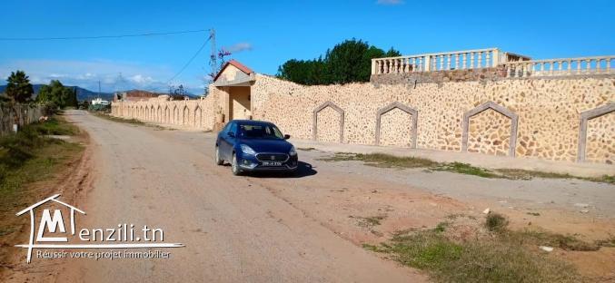 Un Terrain 5 km du yasmine El Hammamet  avec facilité du paiement