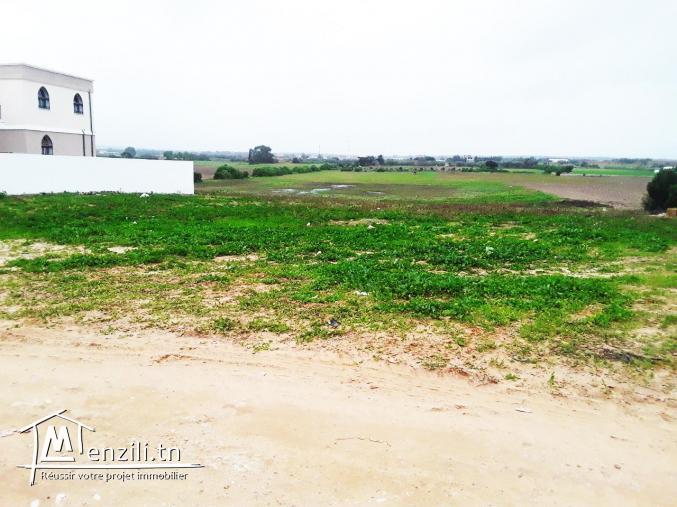 un terrain constructible vue sur mer à kélibia