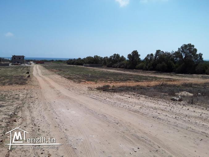un terrain constructible vue sur mer à kélibia