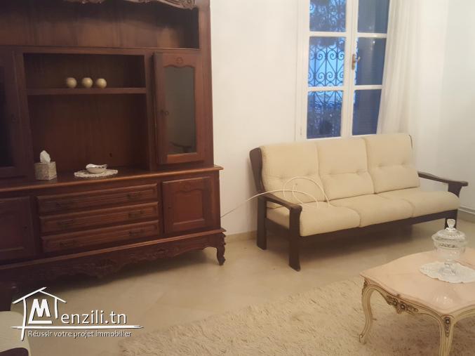 Joli étage de villa meublé à sidi bousaid