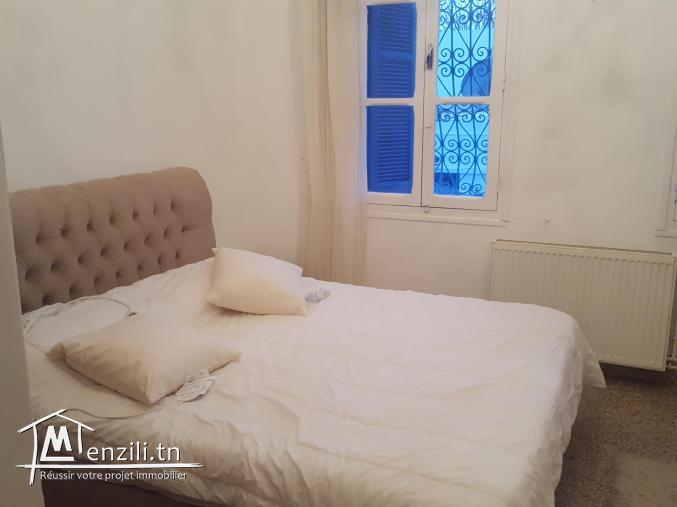 Joli étage de villa meublé à sidi bousaid