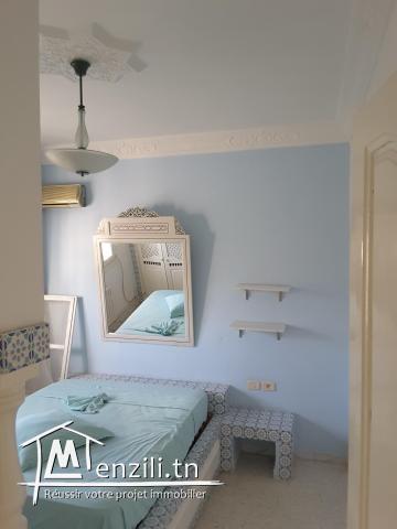 Belle villa style arabesque meublée à  hammam sousse 50 m de la plade