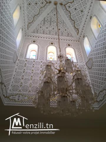 Belle villa style arabesque meublée à  hammam sousse 50 m de la plade