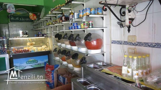 a vendre fond de commerce d'un point de vente el mazraa