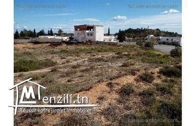 Un  terrain en face du GP1 sousse