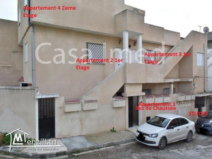 A vendre Immeuble 4 appart et 1 studio