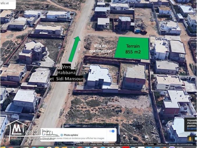 Avendre terrain Route Saltnia