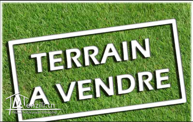 A vendre un terrain de 509 m2 à Hammam sousse