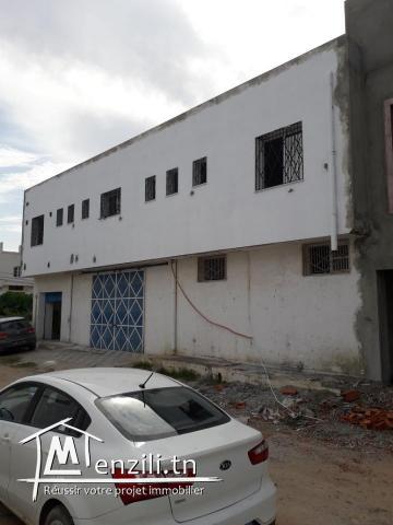 Location d'une usine dans une zi à ksar hellal d'une superficie de 1500m²