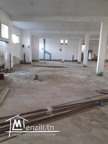 Location d'une usine dans une zi à ksar hellal d'une superficie de 1500m²