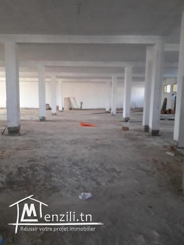 Location d'une usine dans une zi à ksar hellal d'une superficie de 1500m²