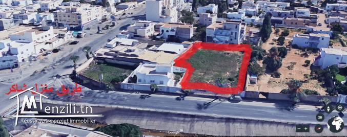 terrain a rue principale commerciale