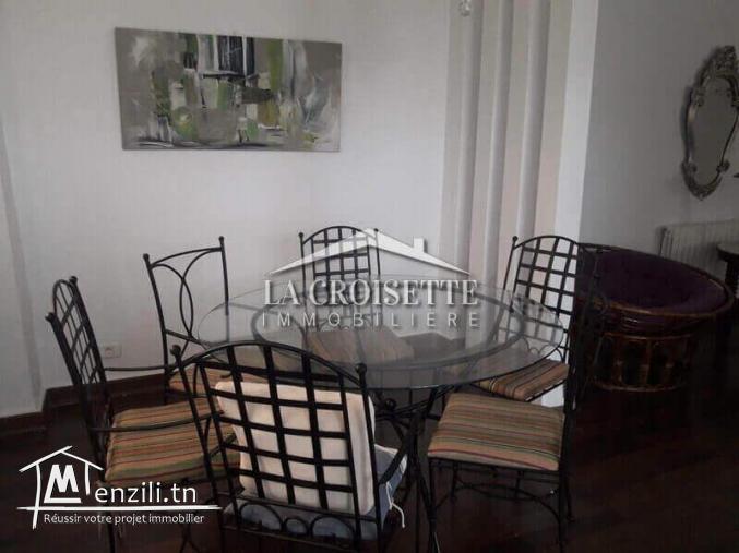 duplex s+2 meublé à Gammarth réf:MDL0042