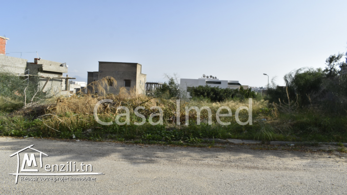 un  superbe terrain viabilisé  à el agba