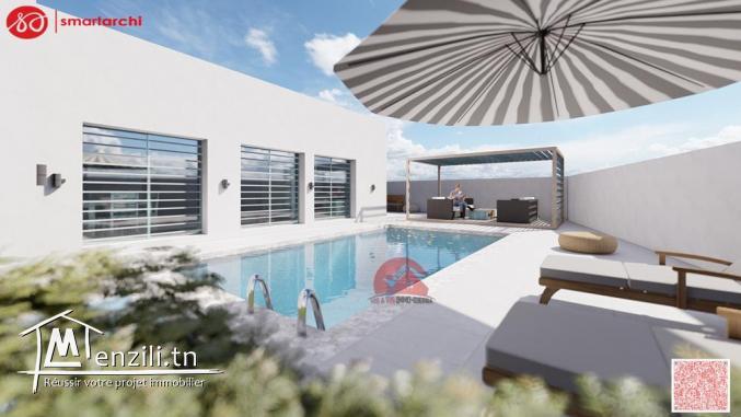 NOUVEAU MODÈLE DE PLAN PLAIN PIED A DJERBA HOUMT SOUK ZU