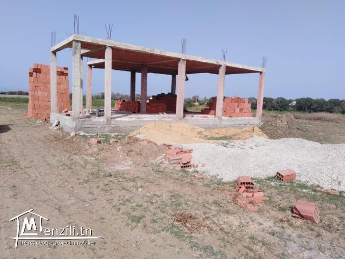 un beau terrain vue mer à kerkouan-kélibia