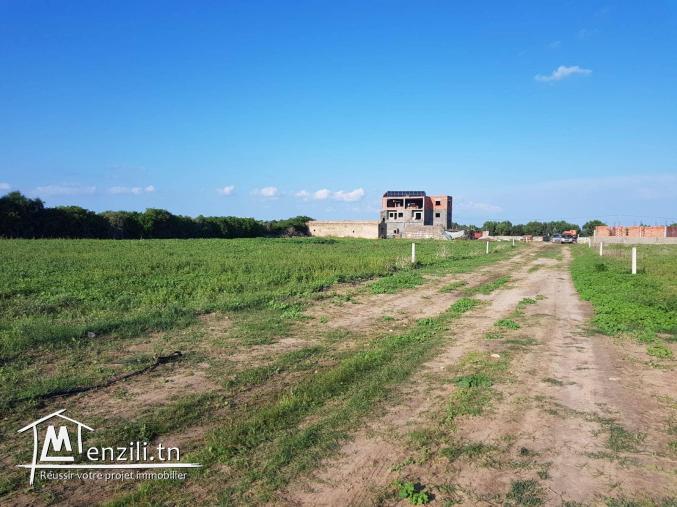 un beau terrain vue mer à kerkouan-kélibia