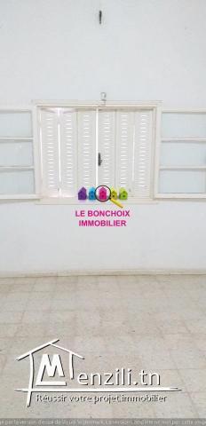 RDC S+3 A Louer A Wed Ghnim Jawhara-Sousse