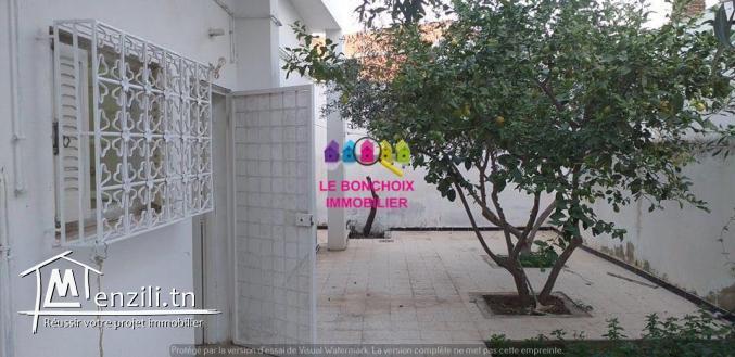 RDC S+3 A Louer A Wed Ghnim Jawhara-Sousse