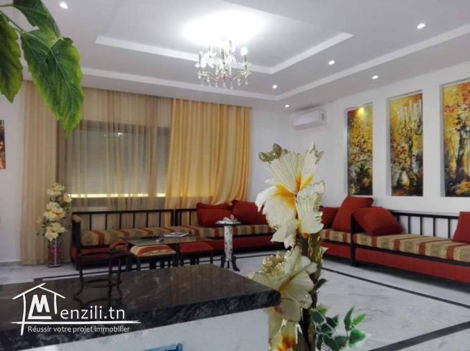 une belle villa haute standing 1 ere position a la plage dar allouch sable blanc