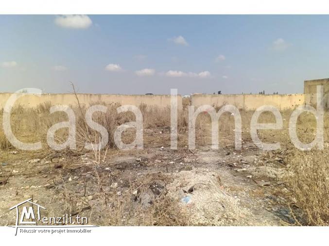 un terrain manifq dans un lotissement à Ain Zaghouan nord 