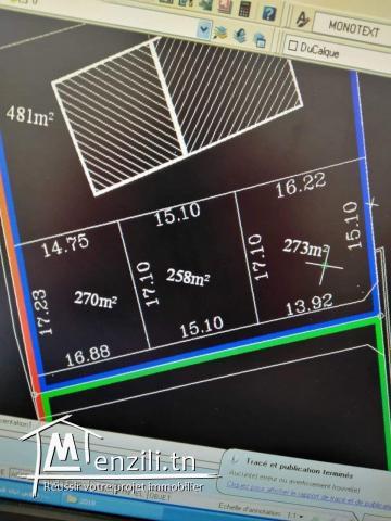 des lots des terains