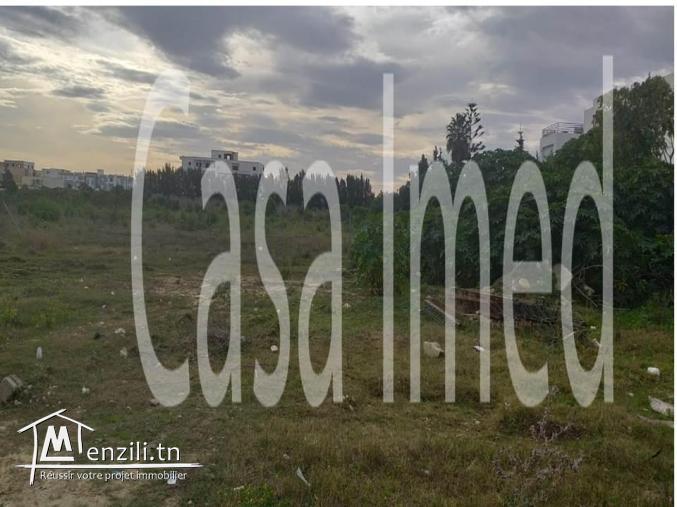 un terrain de 727 m2 à soukra
