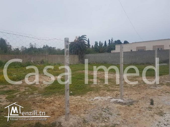 un terrain de 743 m2