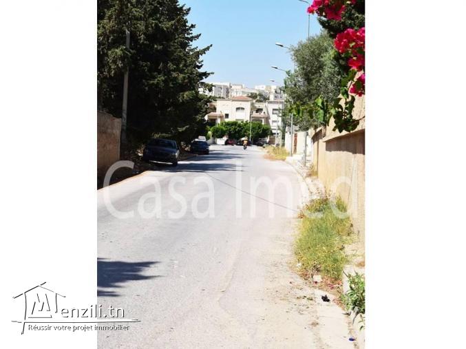 un terrain de 580 m2