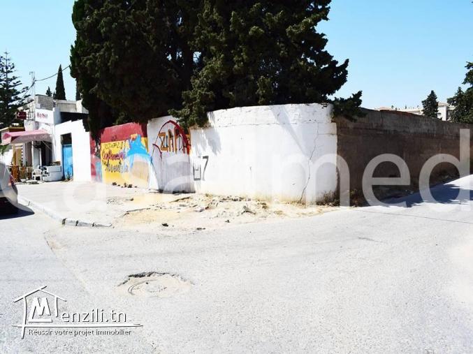 un terrain de 580 m2