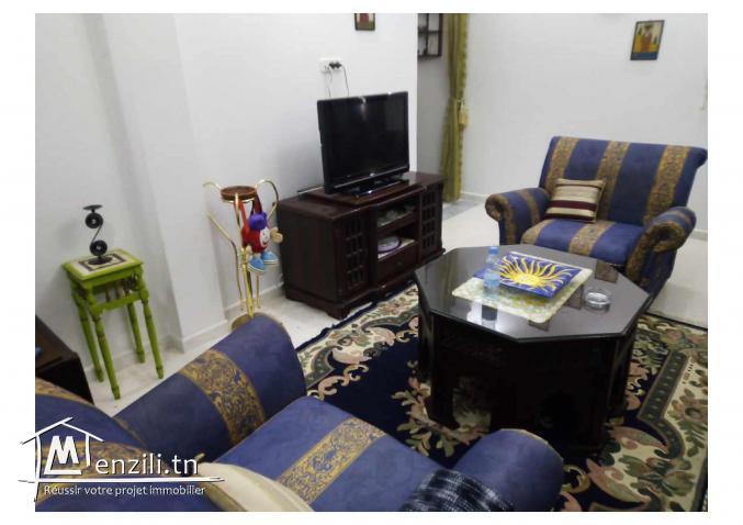 A LOUER APP. NEUF TOTALEMENT MEUBLE S+2 CALME ET BON EMPLACEMENT