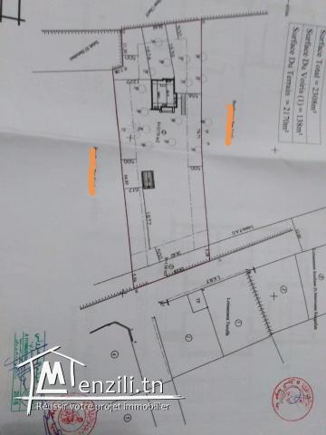 2300m2 Houmt Souk + permis de bâtir