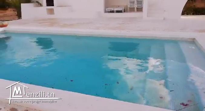 Maison piscine style djerbien Tezdaine