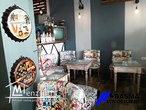 Vente fond de commerce salon de thé à Sahloul